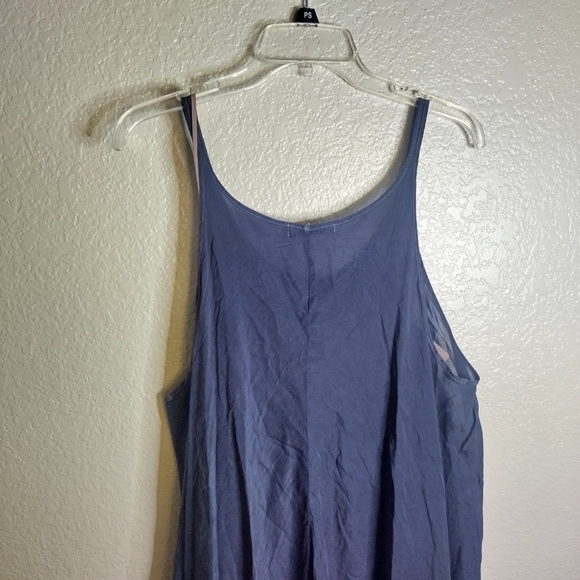 Johnny was embroidered boho sleeveless tank mini dress sz L - Picture 6 of 8